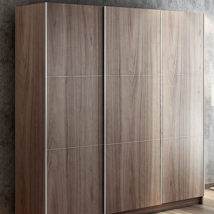 Modern MDF Sliding Door Wardrobe Closet Organizer for Bedroom & Hotel