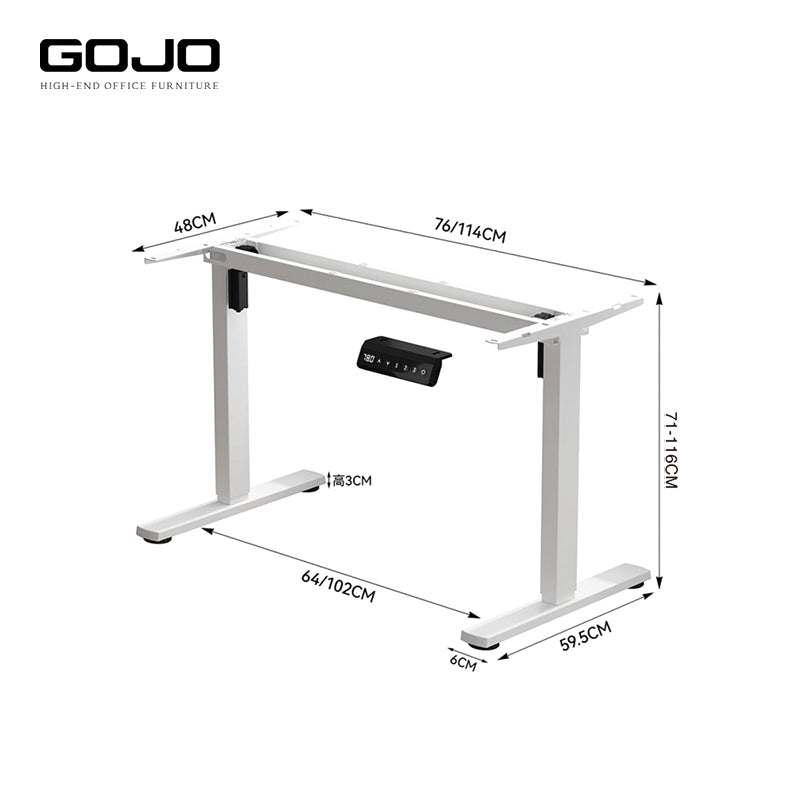 Dual Motor Adjustable Height Standing Desk